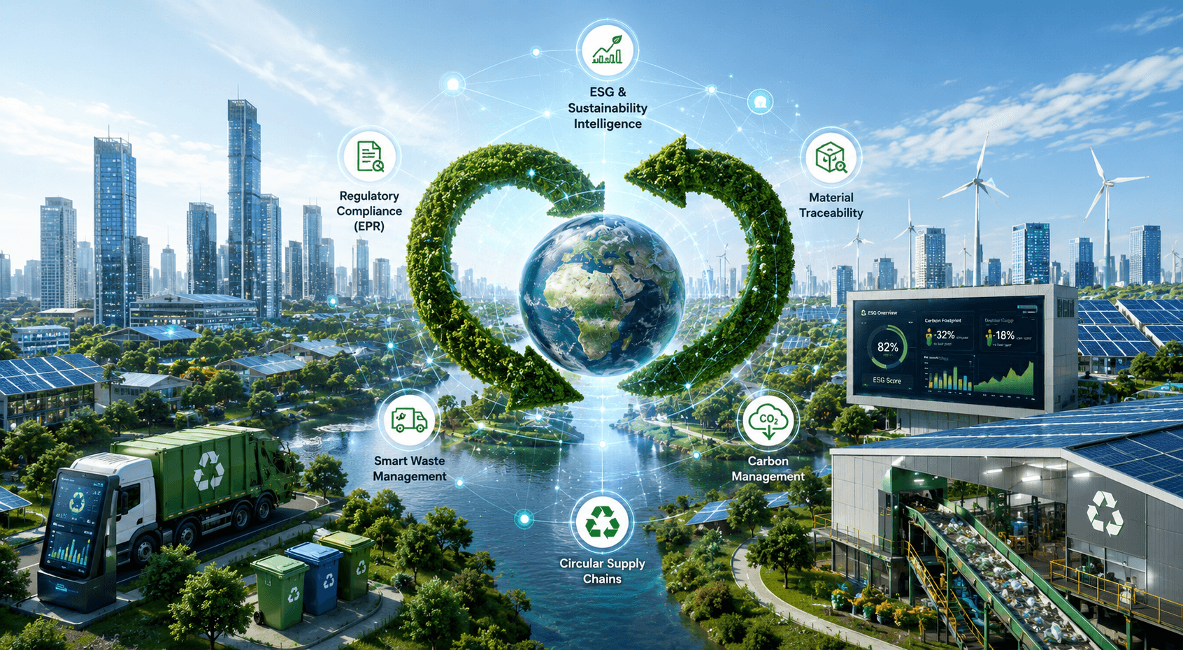 Sustainability and circular economy visualization