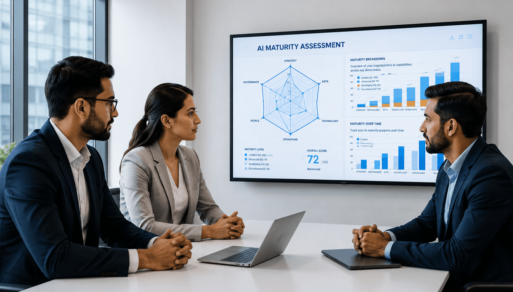 AI maturity assessment consulting session